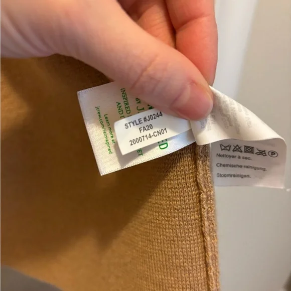 J. Crew Camel Knit Sweater Blazer - Picture 3 of 7